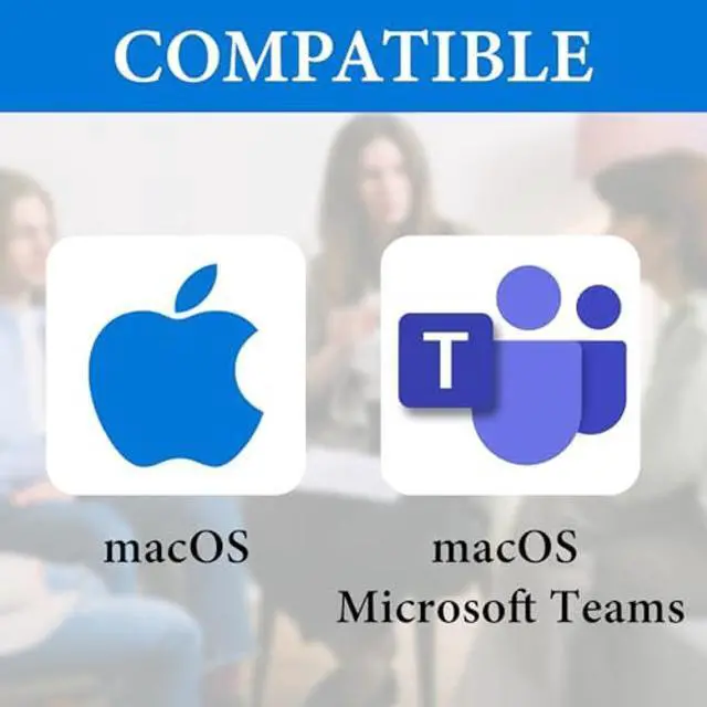 Alt view image 5 of 5 - Geekria RGB Meeting Mute Controller Compatible with macOS Microsoft Teams App, Mute/Unmute Mic Audio, Stop/Start Video, Mechanical Keyboard Buttons for Online Class, Conference (White)