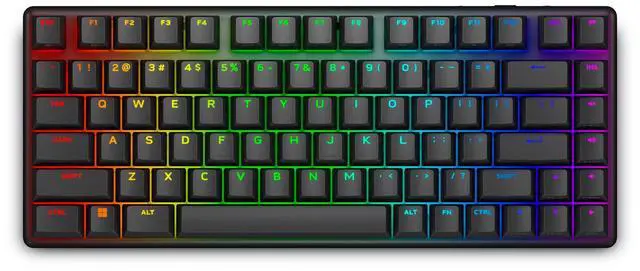 Main image of Alienware Pro Wireless Gaming Keyboard - Bluetooth 5.1/2.4 GHz Radio Frequency Connectivity, Linear Mechanical, Hot-swappable switches, Tri mode connectivity, Adjustable Height - Dark Side of the Moon