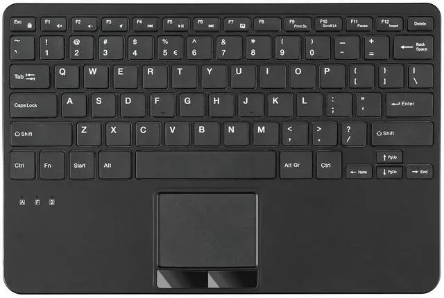 Main image of Perixx PERIBOARD-725 Wireless Keyboard with Touchpad - Multi-Device Connection with 2.4G and Bluetooth - Silent Scissor Keys - 11.18x7.17x1.1 Inches Dimension - US English