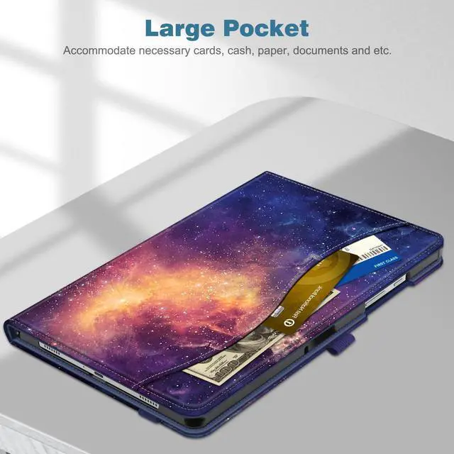 Alt view image 5 of 5 - Fintie Case for Samsung Galaxy Tab A9 Plus/A9+ 5G 11 Inch 2023 Model (SM-X210/X216/X218), Multi-Angle Viewing Smart Stand Back Cover with Pocket Auto Wake/Sleep, Galaxy