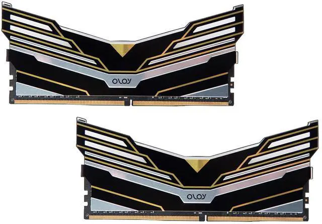 Alt view image 2 of 5 - OLOy DDR4 RAM 16GB (2x8GB) Warhawk Aura Sync RGB 2666 MHz CL19 1.2V 288-Pin Desktop Gaming UDIMM (MD4U0826190BE0DA)