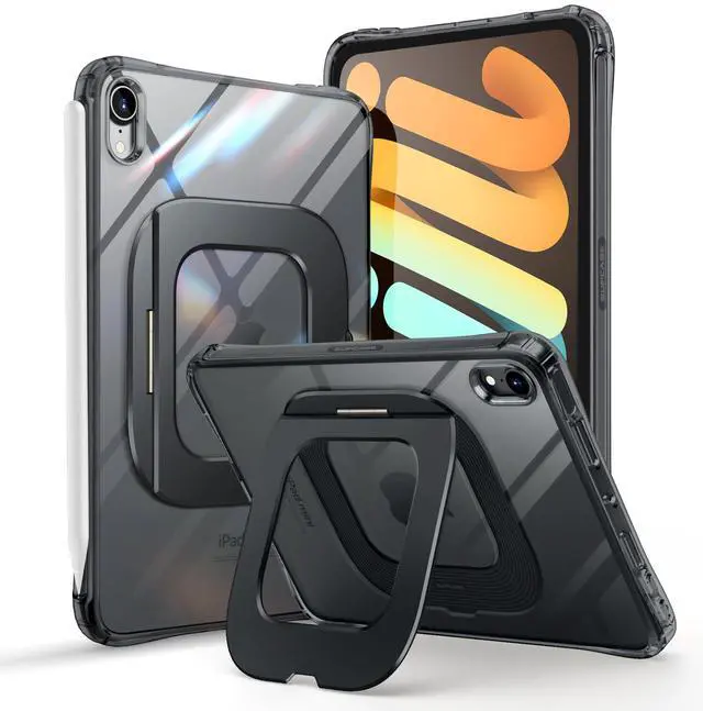 Main image of SUPCASE for iPad Mini 7 A17 Pro 2024 Case with Stand (Unicorn Beetle Prism), [Anti-Scratch] [Support Apple Pencil Charging] Slim Protective Clear Cover for iPad Mini 7th/6th Generation 8.3 Inch, Black