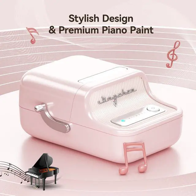 Alt view image 5 of 5 - NIIMBOT B21 Label Maker, Inkless Bluetooth Label Printer, 2 Inch Portable Thermal Sticker Machine for Small Business,Marson Jar, Logo, Clothing, Mailing, Candles & Jewelry, Ideal for Gifting, (Pink)