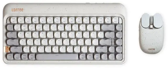 Main image of LOFREE Zero ARTZ Mechanical Keyboard with Terrazzo Mouse, 75% Rechargeable Hot-swappable Keyboards with 3 Types Connection for Windows, Mac OS, Linear Switches/Terrazzo Grey