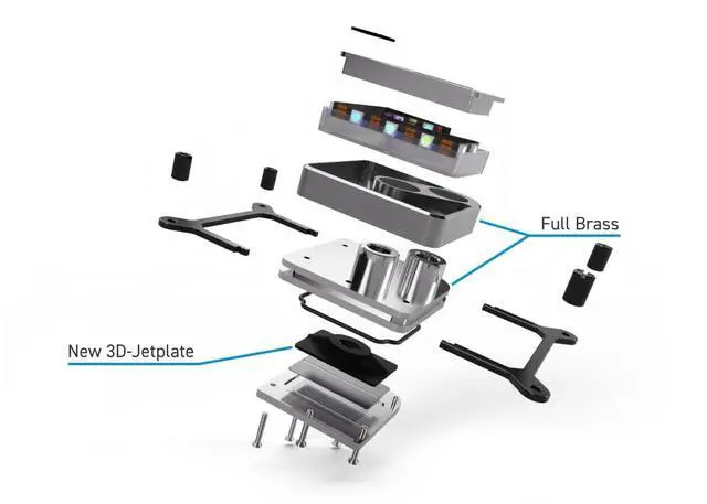 Alt view image 4 of 5 - Alphacool Core 1 CPU Water Block, Black