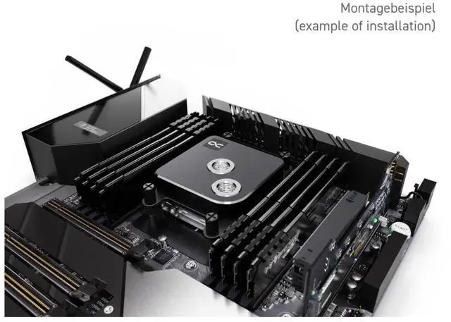 Alt view image 3 of 5 - Alphacool Core 1 CPU Water Block, Black