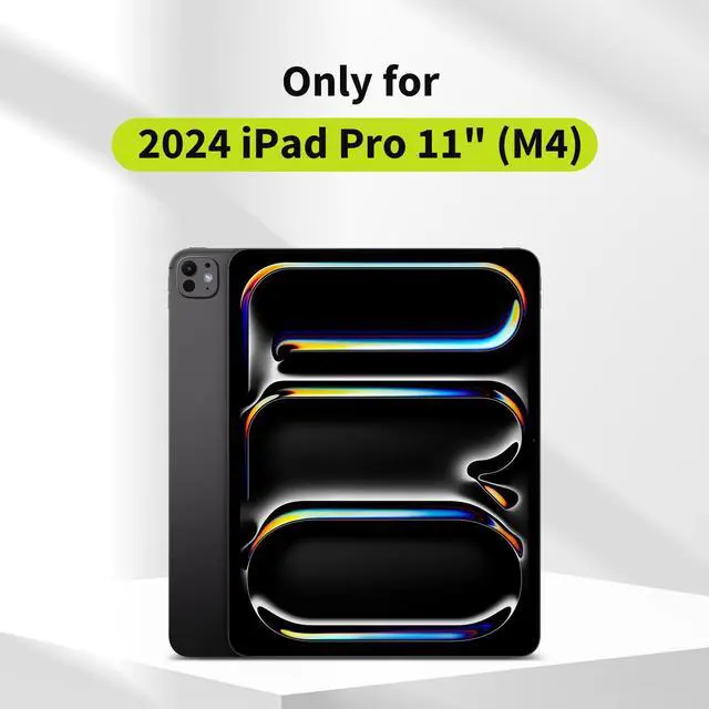 Alt view image 2 of 4 - SWITCHEASY CoverBuddy Lite for 2024 iPad Pro 11" - iPad Pro Case Compatible with Magic Keyboard & Smart Keyboard Folio for iPad Pro 11" (M4) - Black