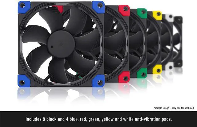 Alt view image 4 of 5 - Noctua NF-A9 PWM chromax.Black.swap, Premium Quiet Fan, 4-Pin (92mm, Black)