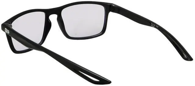 Alt view image 5 of 5 - LEVEL UP Strike Blue Light Blocking Glasses - Computer Reading & Gaming Eyewear for Gamers to Filter UV Glare & Anti Eyestrain - Men, Women & Kids Black Frame Purple Lenses Reader Spectacles