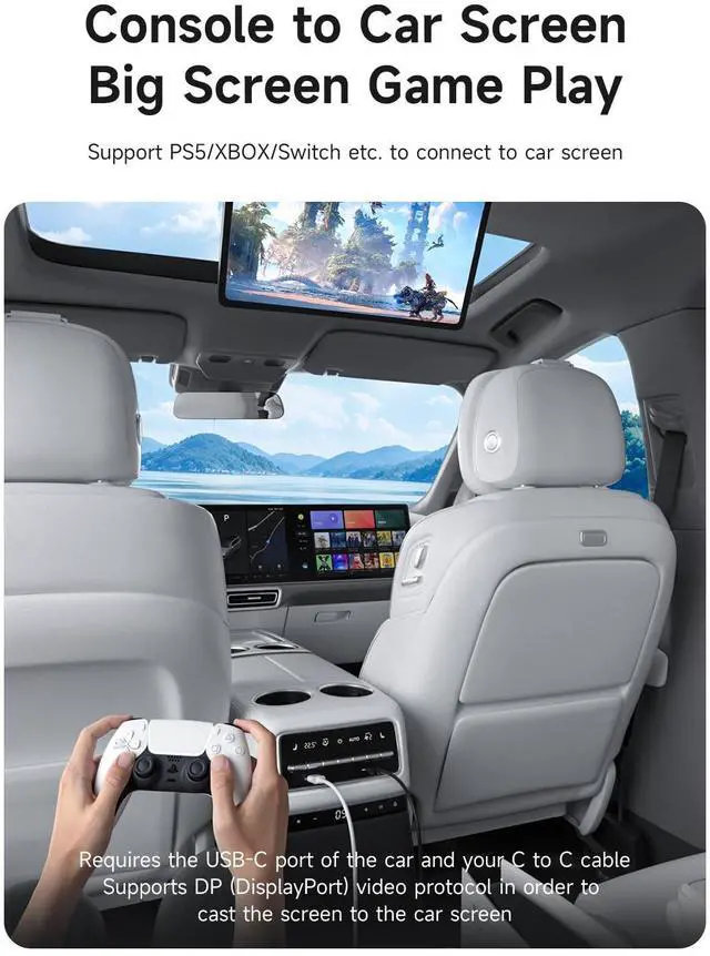 Alt view image 4 of 5 - Hagibis HDMI to USB C Adapter, 4K@60Hz HDMI Male to USB-C Female Cable, Portable Monitor, AR Glasses XREAL, VITURE, RayNeo, Rokid to Type C Laptop, Switch, ROG Ally, Steam Deck, PS4/5