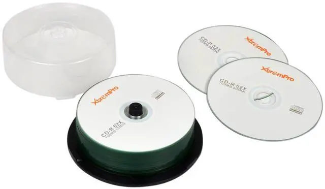 Alt view image 2 of 2 - XtremPro CD-R 52X 700MB 80Min 100 Pack CD Blank Discs in Spindle (11039)