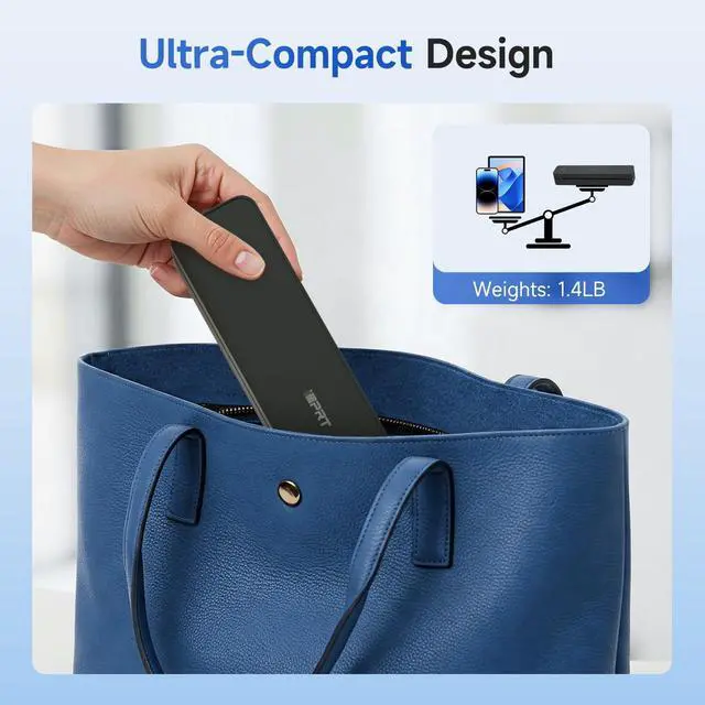 Alt view image 3 of 5 - iDPRT Portable Printer Wireless for Travel - 203DPI Bluetooth Mobile Printer Support for 8.5"x11" US Letter, Inkless Compatible with iOS, Android, Laptop for Office, Car and Home, School