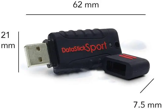 Alt view image 3 of 5 - Centon Electronics MP Essential USB 3.2 Gen1 DataStick Sport Flash Drive, 16 GB, 10 USB Flash Drives, 10 Bulk Pack, Navy Blue