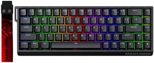 Alt view image 4 of 5 - BOYI mad68 Magnetic Keyboard+TD31Pro Numpad RGB HotSwap Numpad with Screen&Knob,PBT Keycaps Rechargeable Gasket Number keypad for PC Laptop Desktop
