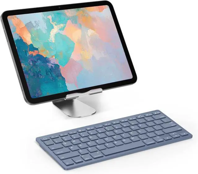 Alt view image 2 of 5 - OMOTON Bluetooth Keyboard Compatible with iPad 10th Generation, iPad 10.2 (9th/8th/7th), iPad Pro 13/12.9/11 inch, iPad Air/Mini and More Bluetooth Enabled Devices,