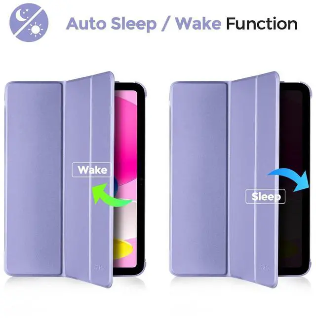 Alt view image 4 of 5 - ProCase for iPad 10th Gen 2022 10.9 Inch Case Bundle with 1 Pack iPad 10.9 10th Gen 2022 Screen Protector