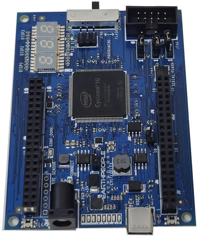 Alt view image 2 of 5 - Cyclone 10 FPGA Development Board - CycloFlex