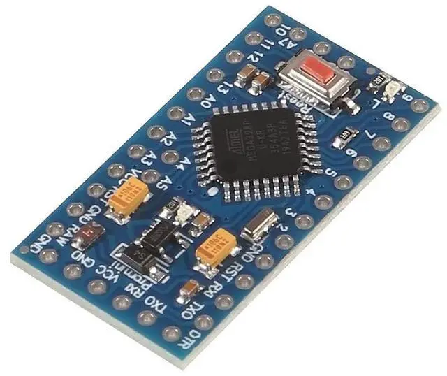 Alt view image 5 of 5 - AITRIP 5 Pack PRO Mini Atmega328P-AU 5V/16MHz Development Board Microcontroller Bootloadered with Pin Headers for Arduino (5pcs)
