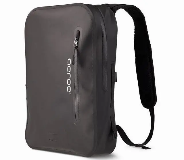 Alt view image 4 of 5 - aeroe QuickLock Urban Backpack  360° Rotation 10L Low Profile Bag  Fits 16" Standard Laptop | 100% Waterproof IP 64 | QuickLock Puck Attachment  Magnetic Buckles