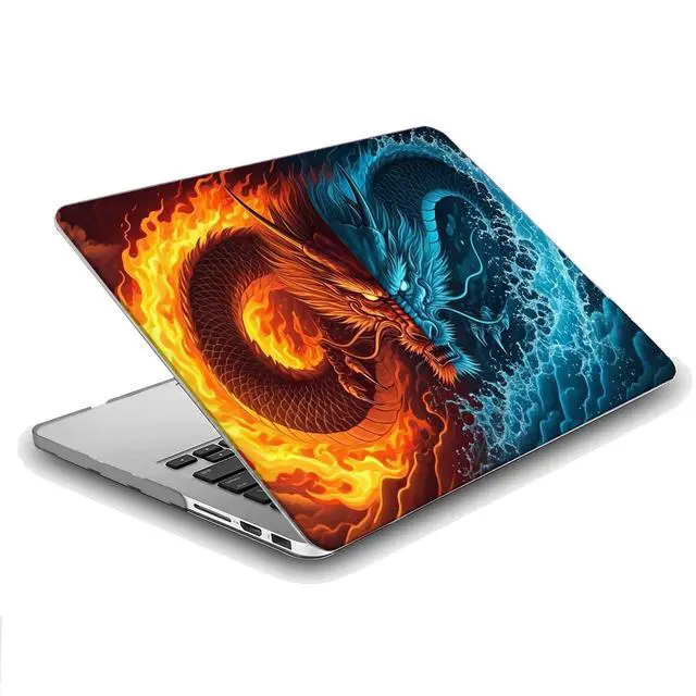Alt view image 2 of 5 - Plastic Hard Shell Case Compatible with MacBook Air 13 inch Retina Display with Touch ID (M1 A2337 A2179 A1932, 2018, 2019, 2020 Release) (Dragon)