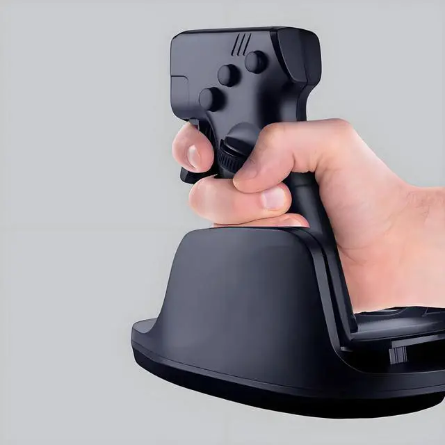 Alt view image 2 of 5 - Aocesk ClutchClick- The FPS Mouse with a Real Trigger Feel, FPS Vertical Handle Grip Trigger Pistol Mouse, Wireless Ergonomic Vertical Gaming Mouse for PC Gamer (Black)