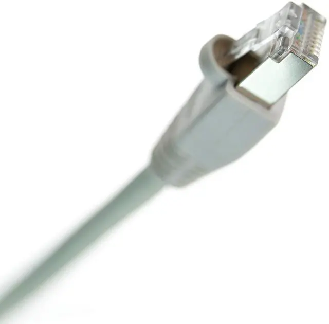 Main image of NTW Cat6 Ethernet Cable Shielded 100 FT Gray Plated RJ45 Connector Internet LAN Wire Cable Cord for Modem Router PC Mac Laptop PS5 PS4 Xbox 360 Patch Patch Panel Faster Than Cat5 Cat5e, grey (345-S6-1