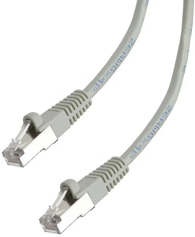 Alt view image 3 of 3 - NTW Cat6 Ethernet Cable Shielded 100 FT Gray Plated RJ45 Connector Internet LAN Wire Cable Cord for Modem Router PC Mac Laptop PS5 PS4 Xbox 360 Patch Patch Panel Faster Than Cat5 Cat5e, grey (345-S6-1