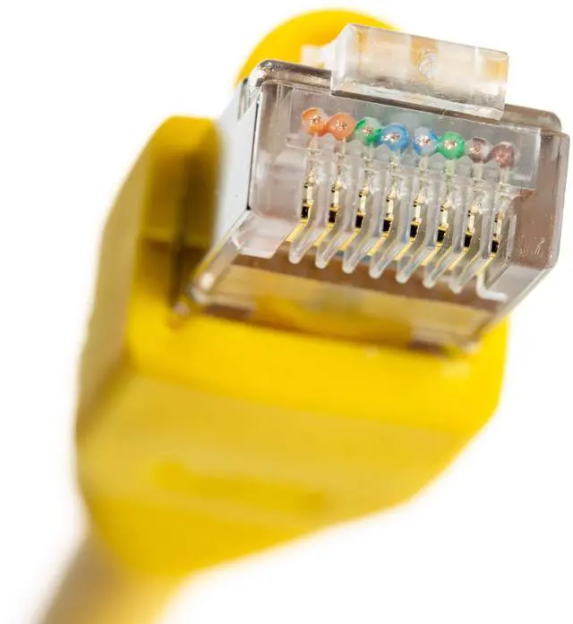 Alt view image 4 of 5 - NTW Cat6 Ethernet Cable Shielded 100 FT Yellow Plated RJ45 Connector Internet LAN Wire Cable Cord for Modem Router PC Mac Laptop PS2 PS3 PS4 Xbox 360 Patch Panel Faster Than Cat5 Cat5e (345-S6-100YL)