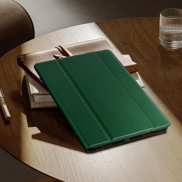 Alt view image 2 of 5 - auaua Case for iPad (A16) 11th Generation 11 Inch 2025, iPad 10th Generation 10.9 Inch 2022, with Pencil Holder and Pocket, Typing Angle Muti-Stand Magnetic Closure Auto Sleep/Wake (Green)