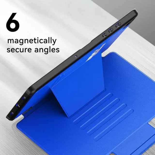 Alt view image 4 of 5 - BLOSOMEET Case for Samsung Galaxy Tab A9 Plus [11 Inch] 2023 with Tempered Glass Screen Protector