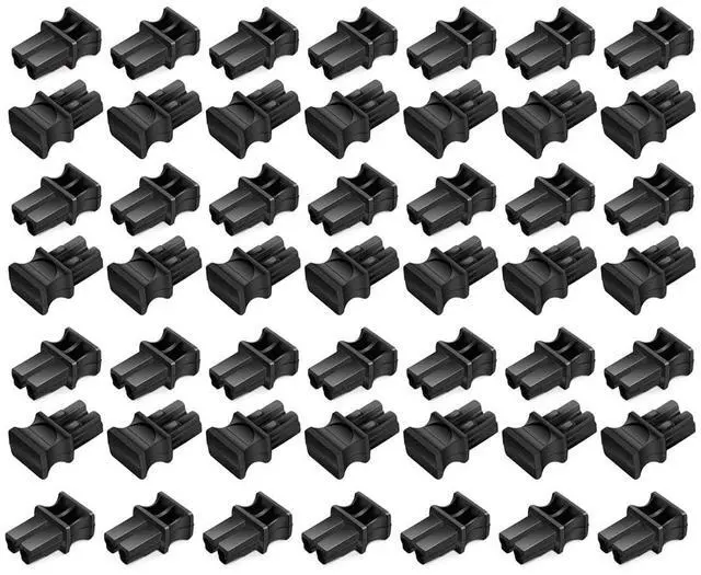 Alt view image 2 of 5 - BUNGPUNG QSFP+ QSFP28 Dust Covers Anti-dust Caps Suitable for Duplex LC QSFP+ QSFP28 Optical Module Silicone 50pcs/pack