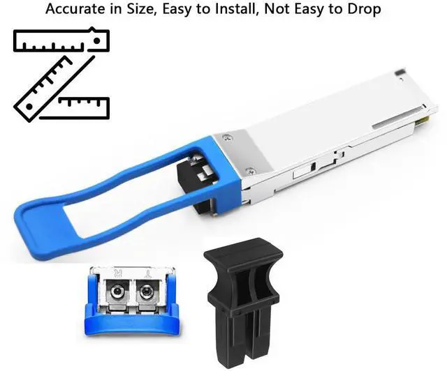 Alt view image 5 of 5 - BUNGPUNG QSFP+ QSFP28 Dust Covers Anti-dust Caps Suitable for Duplex LC QSFP+ QSFP28 Optical Module Silicone 50pcs/pack