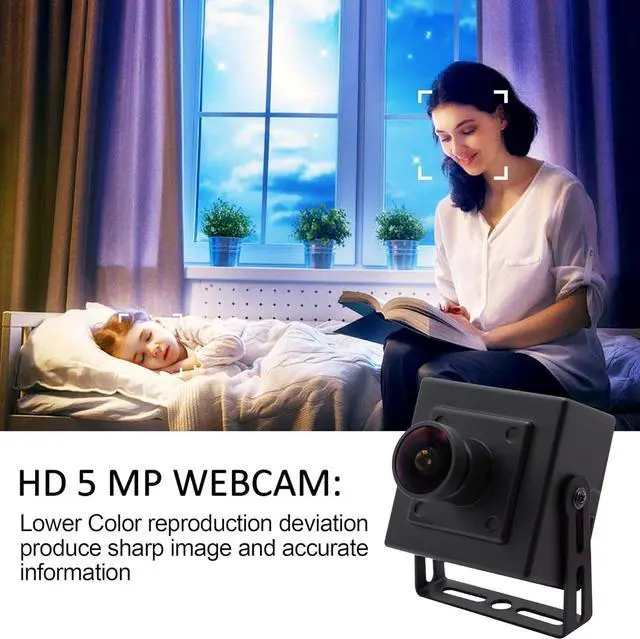 Alt view image 4 of 5 - CODSOK USB Camera 5 Megapixel 2592X1944 Webcamera with Aptina Sensor Webcam 180 Degree Fisheye Lens POE IP Camera High Difinition USB Webcam