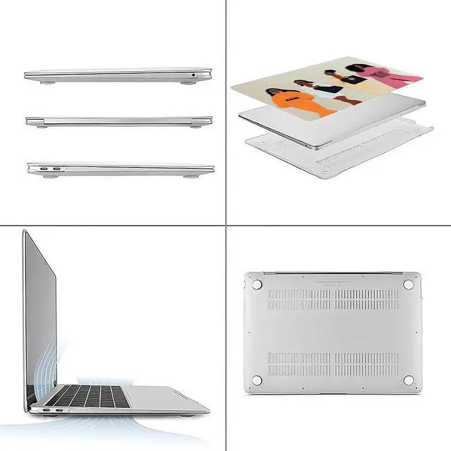 Alt view image 3 of 5 - COTAIL Compatible with MacBook Air 13.3 13.6 Inch Case 2022 2021 2020 2019 Plastic Hard Shell Case Cover,13.6 Air (A2681) M2 2022, Beautiful Women