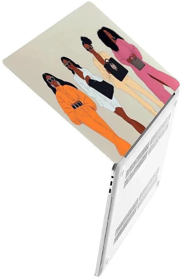 Alt view image 5 of 5 - COTAIL Compatible with MacBook Air 13.3 13.6 Inch Case 2022 2021 2020 2019 Plastic Hard Shell Case Cover,13.6 Air (A2681) M2 2022, Beautiful Women