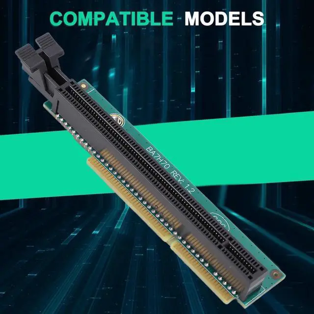 Alt view image 2 of 5 - PCB and Iron Material PCI E Graphic Card Adapter Tiny 5 PCIE16 Riser for ThinkCentre M920q M920x M910x M720q P330 Computer Components 01AJ940, Versatile PCI E Graphic Card