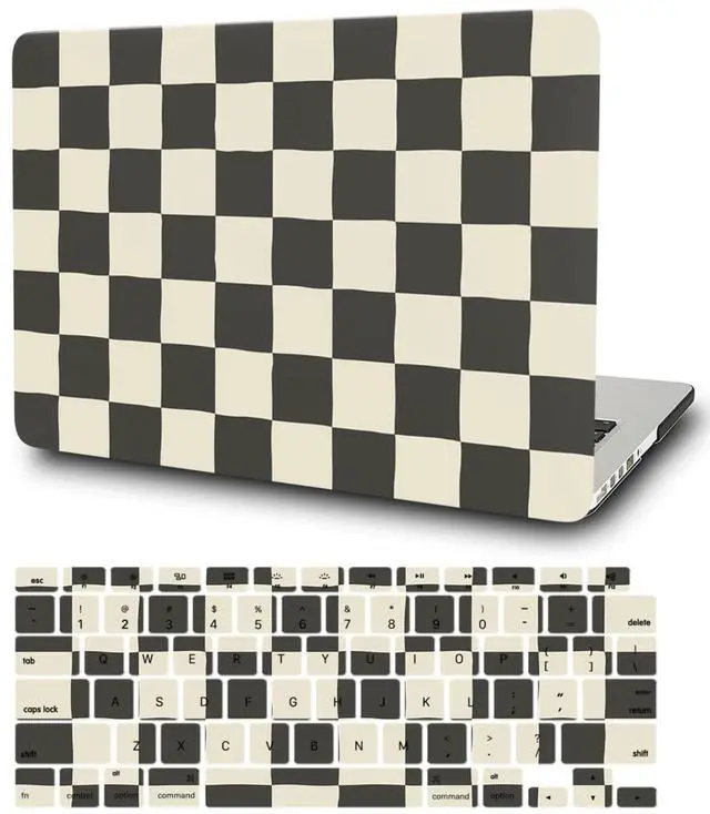 Main image of MacBook Pro 14 Case 2023 M2 A2779 A2442 M1 Pro/Max, Hard Plastic Laptop Protective Shell Case and Keyboard Cover, Checkerboard