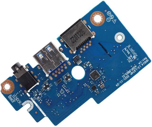 Alt view image 3 of 4 - Deal4GO USB Audio Jack LAN Ethernet Port I O Board LS-L974P Replacement for Acer Nitro 5 AN515-58 AN515-46 AN517-55/42 PH315-55 PH317-56
