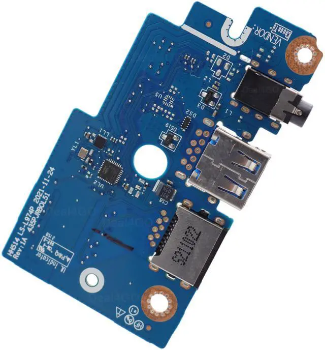 Alt view image 4 of 4 - Deal4GO USB Audio Jack LAN Ethernet Port I O Board LS-L974P Replacement for Acer Nitro 5 AN515-58 AN515-46 AN517-55/42 PH315-55 PH317-56