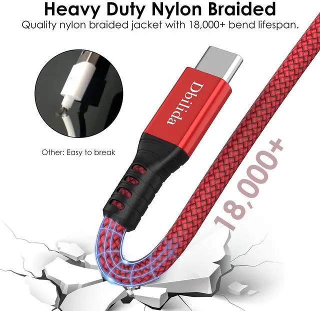 Alt view image 2 of 5 - 100W for Thunderbolt 3 Cable 15 ft, USB 4 Cable with PD 3.0, 20Gbps, 4K 60Hz for iPhone 15 Series, eGpu, MacBook Pro, Docking, SSD, Surface Pro, VR Headset