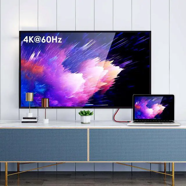 Alt view image 4 of 5 - 100W for Thunderbolt 3 Cable 15 ft, USB 4 Cable with PD 3.0, 20Gbps, 4K 60Hz for iPhone 15 Series, eGpu, MacBook Pro, Docking, SSD, Surface Pro, VR Headset