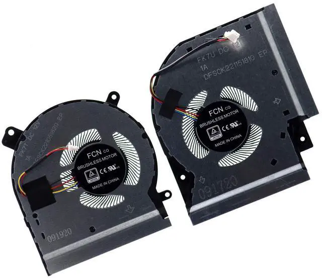 Alt view image 2 of 5 - Deal4GO CPU Cooling Fan w/GPU Cooler Set Replacement for ASUS ROG Strix Scar II GL504 GL504GS GL504GM GL504GV GL504GW GL504GW-DS74 GL504GS-DS74