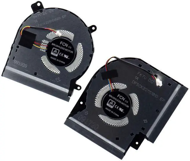 Alt view image 5 of 5 - Deal4GO CPU Cooling Fan w/GPU Cooler Set Replacement for ASUS ROG Strix Scar II GL504 GL504GS GL504GM GL504GV GL504GW GL504GW-DS74 GL504GS-DS74