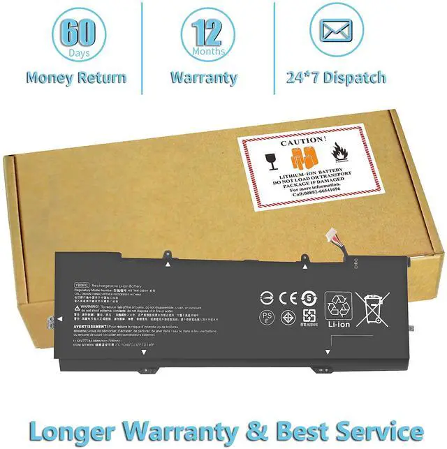 Alt view image 3 of 5 - 84.08Wh YB06XL Battery 928427-271 for HP Spectre x360 Convertible 15-CH 15T-CH000 15-CH0XX 15-CH003UR 15-CH010ND 15-CH006NA 15-CH011DX 15-CH011TX 15-CH001NG 928372-855 928372-856 928427-272 HSTNN-DB8V