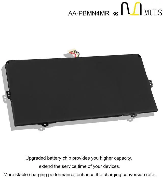 Alt view image 5 of 5 - MULS AA-PBMN4MR Laptop Battery for Samsung Galaxy Book Pro 360 13 NP930XDB NP930QED NP930XDB-KD NP930XDB-KF NP930XDB-KH NP930XED Book2 Pro NP930XED Book3 Pro NP940XFG BA43-00397