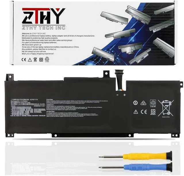 Main image of BTY-M49 Laptop Battery Replacement for MSI Modern 14 B4M B4MW B10M B10MW B10R B10RAS B11M B11MO B11MW B11SB Prestige 14 A10M A10RAS A10RB A10RD A10SC A11MT Summit E14 A11SCS A11SCST MS-14C1 MS-14DK
