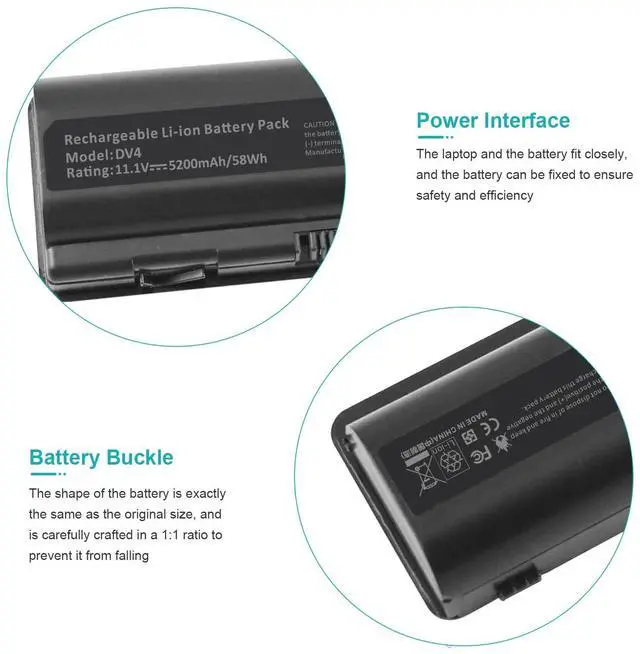 Alt view image 3 of 5 - Fancy Buying Spare 484170-001 Laptop Battery for HP Spare 497694-001 498482-001 484170-002 485041-001