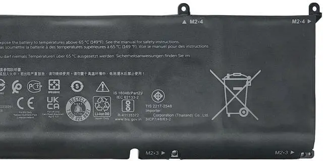 Alt view image 3 of 5 - FCZFCZ 69KF2 Battery 86Wh Compatible with Dell Alienware M15 R3 R4 R5 R6 R7 M16 R1 M17 R3 R4 / Inspiron 15 7510 / Precision 5550 5560 5570 / XPS 9500 9510 9520 9530 Series 8FCTC 70N2F 11.4V