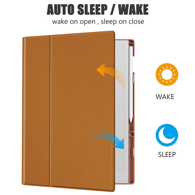 Custodia Remarkable Paper Pro 11,8'' – E NET-CASE Grigia – Auto Sleep/Wake E Portapenne