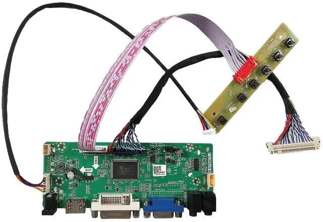 Main image of FanyiTek DVI VGA Audio LCD Controller Board 30pins for 19inch G190EG02 V1 G190ETN01.9 1280x1024 9Pins LED Backlight LVDs LCD Screen